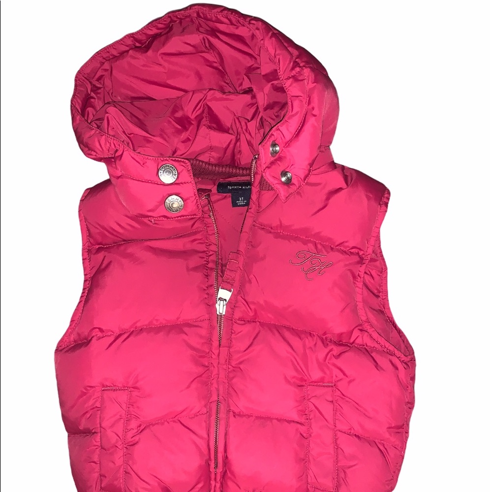 Tommy Hilfiger 3t puffy vest with removable hood